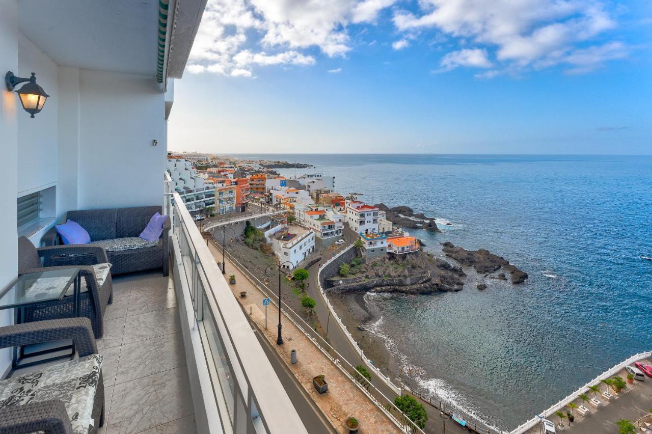 Appartamento Incredible Sea & Mountain View Aircon Front Line Of Atlantic Ocean Puerto de Santiago  Esterno foto
